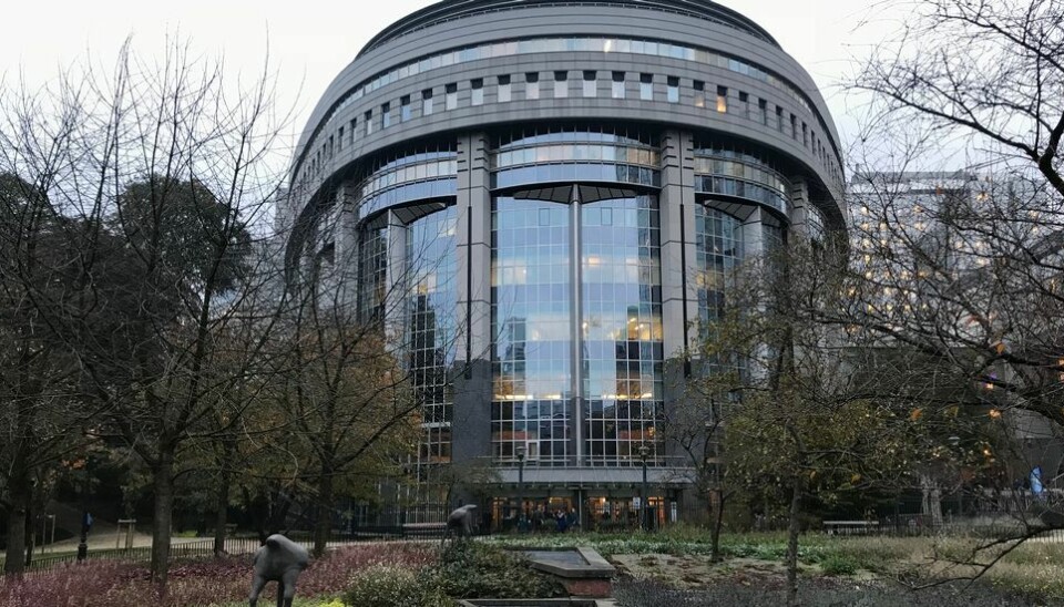 Instituttlederne skal til EU-hovedstaden for å lære seg å søke om forskningsmidler. Her er Europaparlamentet i Brussel avbildet.