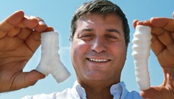 Plaststrupene han anvendte. Plaststrupene han anvendte.