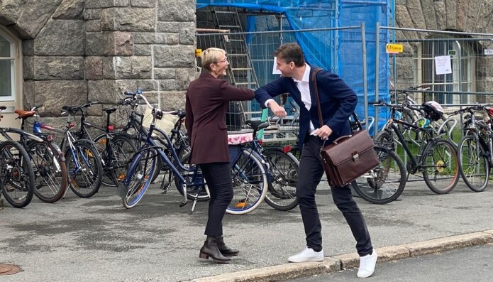 - Ingen flere omkamper, sa Henrik Asheim. - Ingen flere omkamper, sa Henrik Asheim.