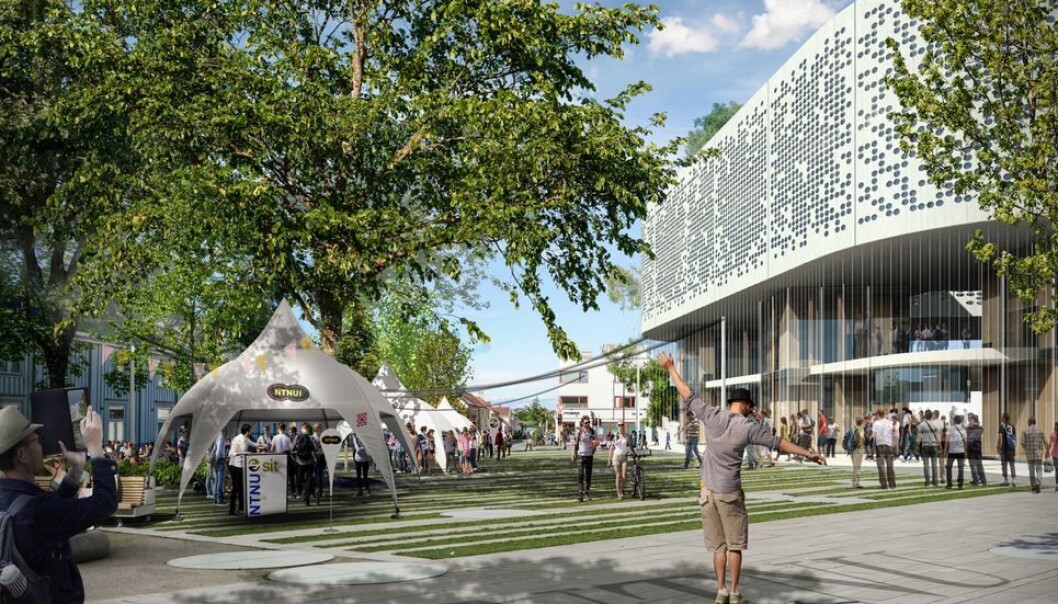 Slik ser arkitektene og partnerne for seg at området rundt Elgeseter gate skal se ut i fremtiden. Slik ser arkitektene og partnerne for seg at området rundt Elgeseter gate skal se ut i fremtiden.