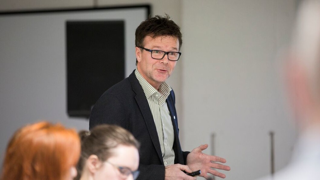 Det er ikke snakk om permitteringer ved NTNU, lover Frank Arntsen. Det er ikke snakk om permitteringer ved NTNU, lover Frank Arntsen.