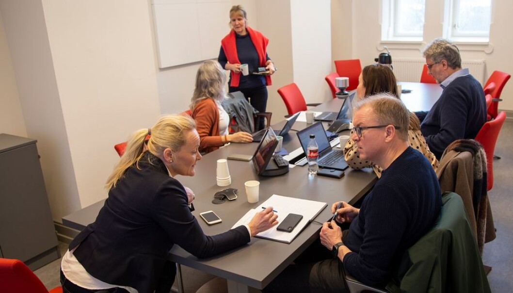 NTNU får ros for å være fleksible når de skulle håndtere hendelser som de i utgangspunktet ikke var forberedt på. Organisasjonsdirektør Ida Munkeby var leder for Sentral beredskapsledelse i starten. Her fra et beredskapsmøte i midten av mars 2020. NTNU får ros for å være fleksible når de skulle håndtere hendelser som de i utgangspunktet ikke var forberedt på. Organisasjonsdirektør Ida Munkeby var leder for Sentral beredskapsledelse i starten. Her fra et beredskapsmøte i midten av mars 2020.