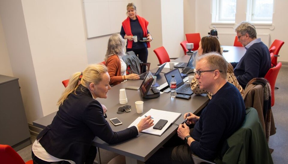 Fra et beredskapsmøte i midten av mars 2020 da daværende organisasjonsdirektør Ida Munkeby var sentral beredskapsleder.