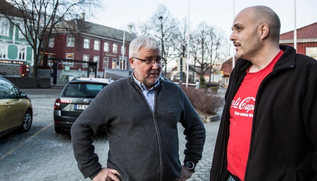 - Det er mulig å si nei, også for ansatte i særskilt uavhengig stilling, hevder Sturla Søpstad (fra venstre) og Ronny Kjelsberg. - Det er mulig å si nei, også for ansatte i særskilt uavhengig stilling, hevder Sturla Søpstad (fra venstre) og Ronny Kjelsberg.