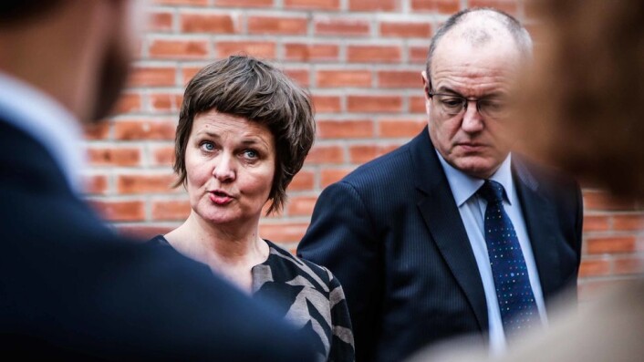 Anne Kristine Børresen og Gunnar Bovim. Anne Kristine Børresen og Gunnar Bovim.