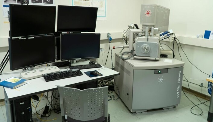 Medier får ikke slippe inn i Nanomekanisk lab, men NTNU har selv filmet og tatt bilder herfra.