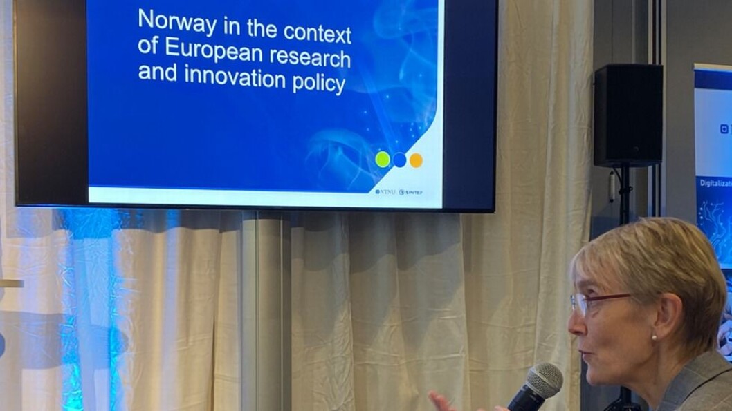 - Ja, vi er på hugget i Brussel, slår Anne Borg fast, her under dag 1 under konferansen EU Strategy Event. - Ja, vi er på hugget i Brussel, slår Anne Borg fast, her under dag 1 under konferansen EU Strategy Event.