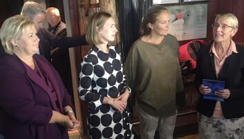 Statsråd Iselin Nybø kunne fortelle NTNU-rektor Anne Borg og Sintef-direktør Alexandra Bech Gjørv at det blir penger til Ocean Space Center for et års tid siden. Ikke alle er like glade for det. Statsråd Iselin Nybø kunne fortelle NTNU-rektor Anne Borg og Sintef-direktør Alexandra Bech Gjørv at det blir penger til Ocean Space Center for et års tid siden. Ikke alle er like glade for det.