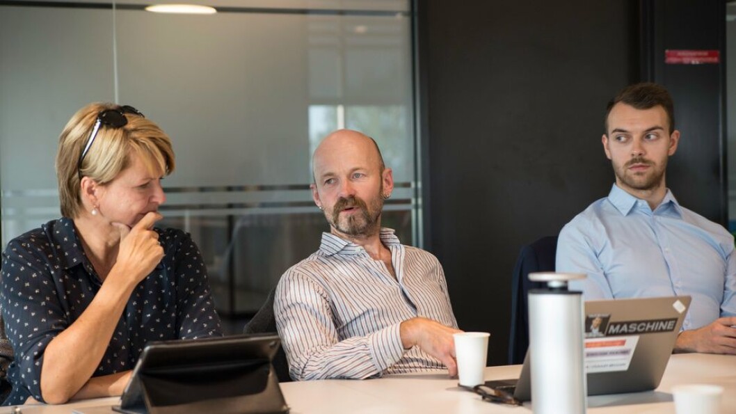 Ingen entusiasme fra de andre styremedlemmene om å diskutere valgt rektor i stedet for ansatt. Fra venstre: Nina Refseth, Aksel Tjora og Per Kristian Røkkum Berget. Ingen entusiasme fra de andre styremedlemmene om å diskutere valgt rektor i stedet for ansatt. Fra venstre: Nina Refseth, Aksel Tjora og Per Kristian Røkkum Berget.