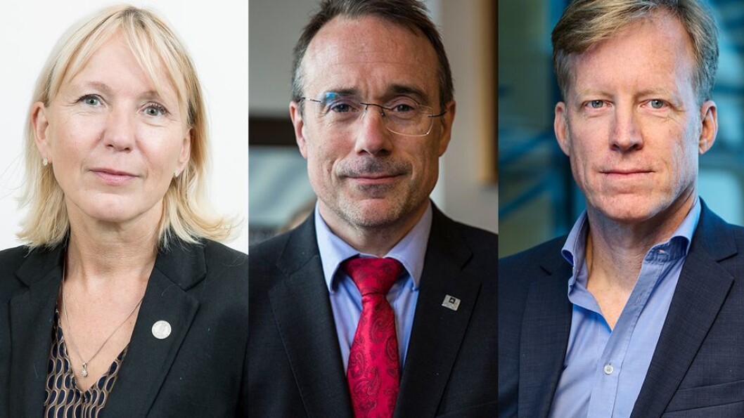 Margareth Hagen, prorektor ved UiB, Johann Roppen, rektor ved Høgskulen i Volda og Curt Rice, rektor ved Oslomet er ledere som har signert. Margareth Hagen, prorektor ved UiB, Johann Roppen, rektor ved Høgskulen i Volda og Curt Rice, rektor ved Oslomet er ledere som har signert.