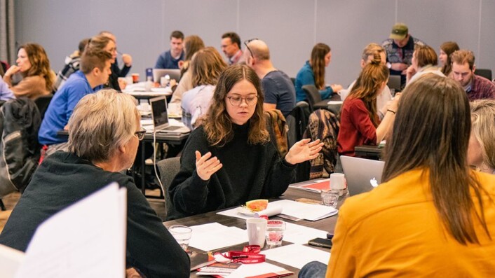 Stort engasjement for endring: Studenter og lærere fra 13 institusjoner deltok på konferansen Genus 2019 i Kristiansand i forrige uke, der de diskuterte og kom med idéer på hvordan de kan oppnå kjønnsbalanse i høyere musikkutdanning Stort engasjement for endring: Studenter og lærere fra 13 institusjoner deltok på konferansen Genus 2019 i Kristiansand i forrige uke, der de diskuterte og kom med idéer på hvordan de kan oppnå kjønnsbalanse i høyere musikkutdanning
