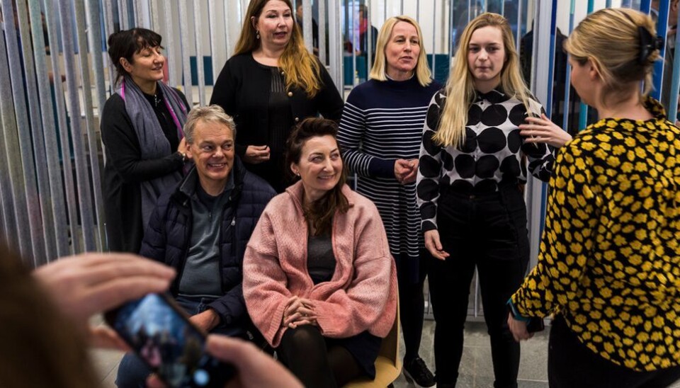 utdanningskomite besøker ntnu VR briller Edvar dog May-Britt Moser, mathilde tybring-gjedde,