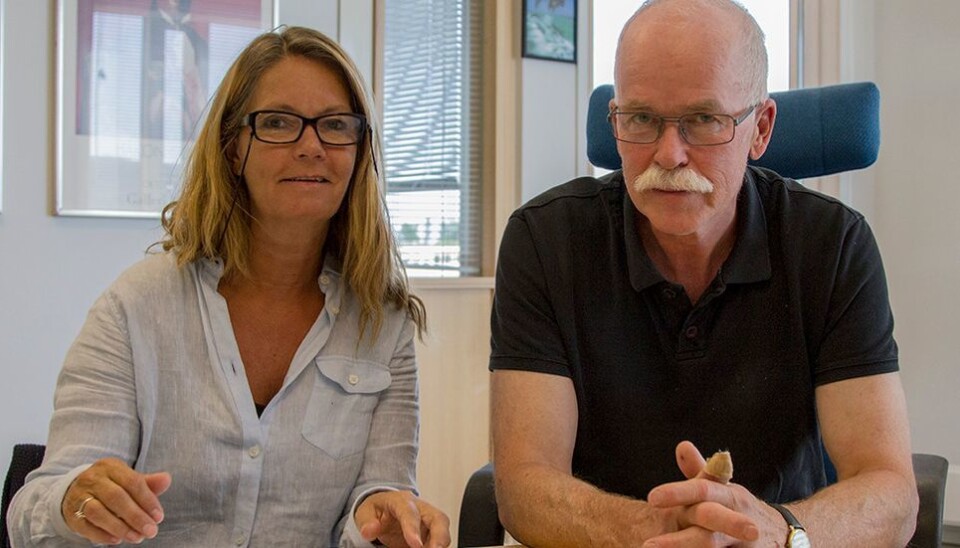 Slipper rettssak. Innkjøpssjef Lisbeth Gussiås og seksjonssjef Knut Veium er svært fornøyde med å ha fått til et forlik med itslearning.