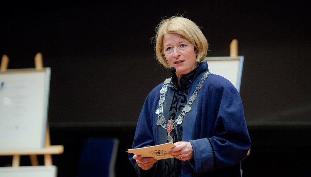 Anne Husebekk er rektor ved UiT - Norges arktiske universitet. Svein Anders Noer Lie er kritisk til forslaget hennes om et felles første år for alle studenter. Anne Husebekk er rektor ved UiT - Norges arktiske universitet. Svein Anders Noer Lie er kritisk til forslaget hennes om et felles første år for alle studenter.