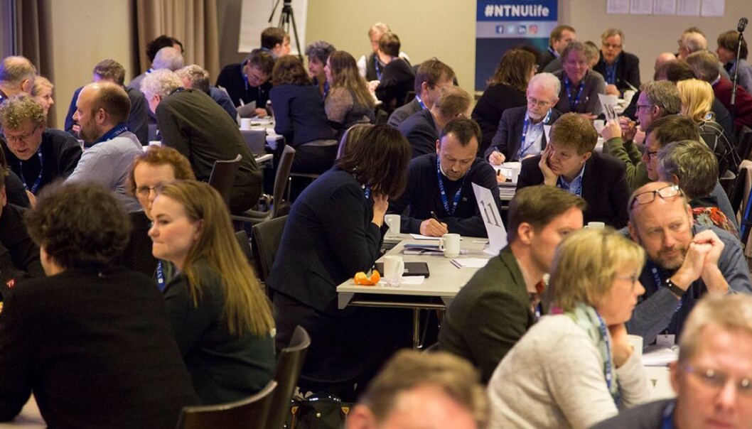 Neste gang vi møtes. Om et år? NTNUs ledere for to år siden. Neste gang vi møtes. Om et år? NTNUs ledere for to år siden.