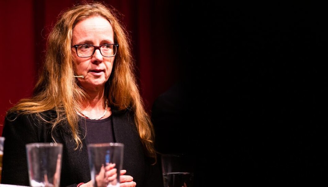 Nyvalgt nestleder for Finansstyret Monica Rolfsen i Samfundet ved en tidligere anledning. Nyvalgt nestleder for Finansstyret Monica Rolfsen i Samfundet ved en tidligere anledning.