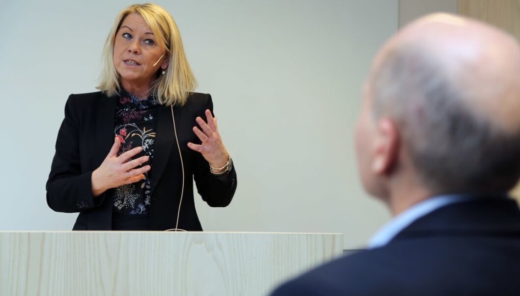 Justisminister Monica Mæland (H) opplyser at norske studenter i utlandet ikke må betale egenandel ved et eventuelt opphold på karantenehotell. Justisminister Monica Mæland (H) opplyser at norske studenter i utlandet ikke må betale egenandel ved et eventuelt opphold på karantenehotell.