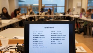 Alt må læres. I dag undervises det i familievokabular. Alt må læres. I dag undervises det i familievokabular.