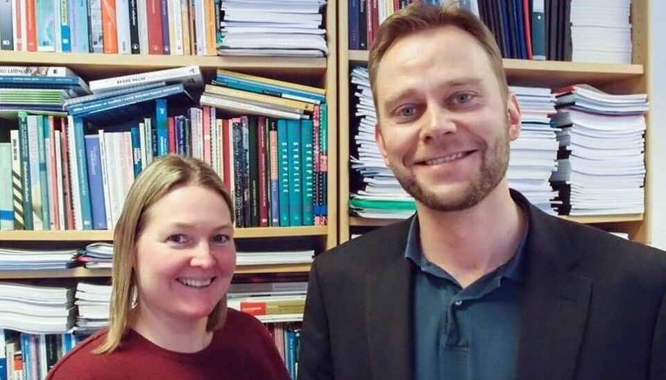 Maren Sogstad og Roger Lian på avdeling for helse, omsorg og sykepleie gleder seg til oppdagelsesferden.