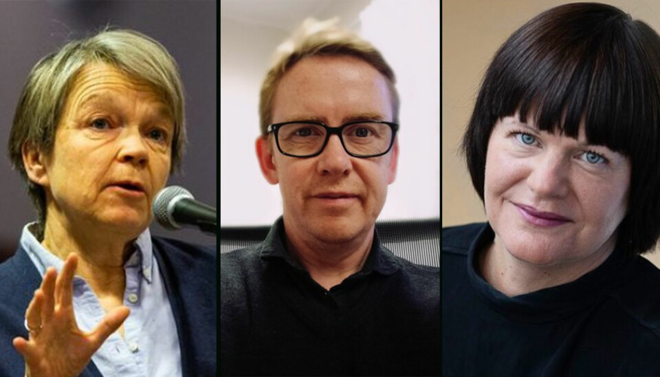 Fra venstre: Siri Forsmo, Hans K. Stenøien og Tine Arntzen Hestbek er tre av åtte ledere som i dag er ansatt på åremål