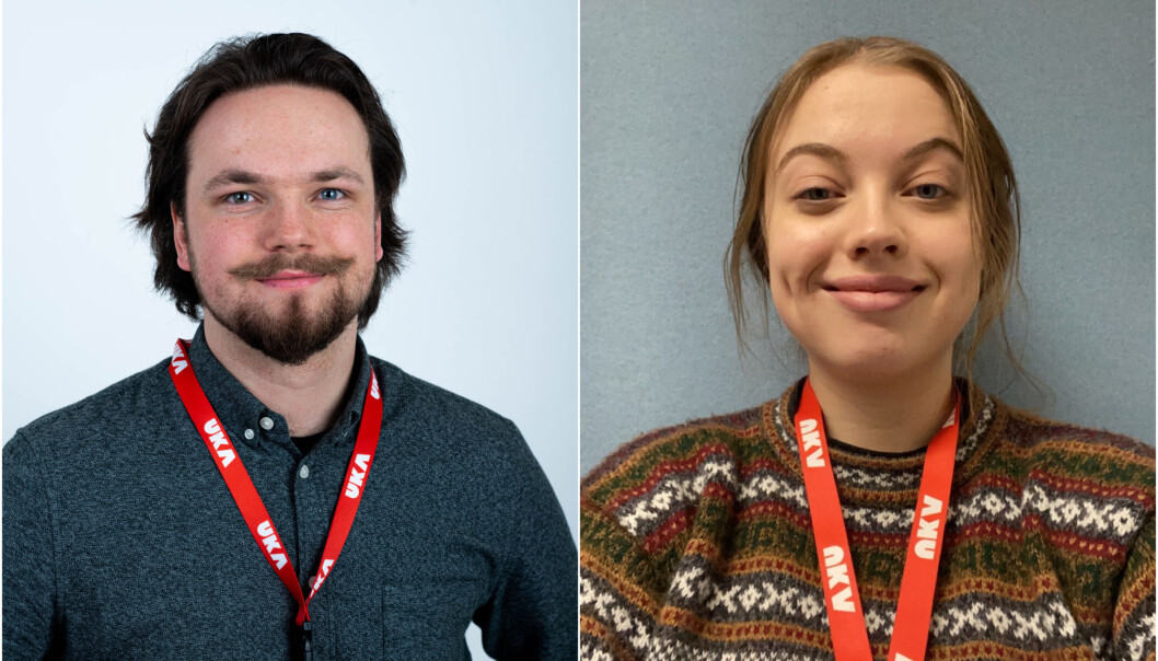 Det blir ei bra UKE i år også, forsikrer Max Meinich og Helene Melby. Det blir ei bra UKE i år også, forsikrer Max Meinich og Helene Melby.