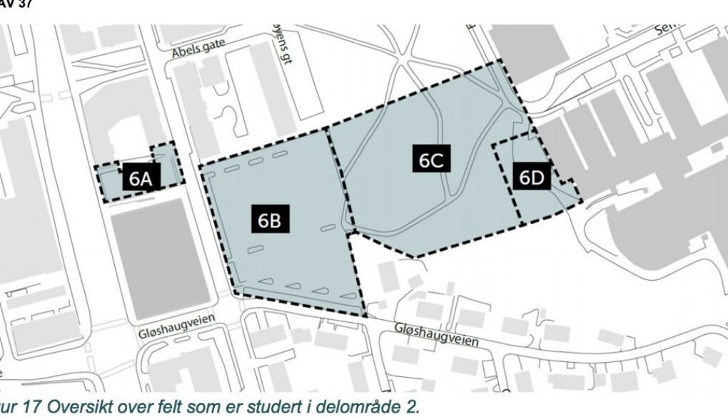 Planområde Vestskråningen. Planområde Vestskråningen.