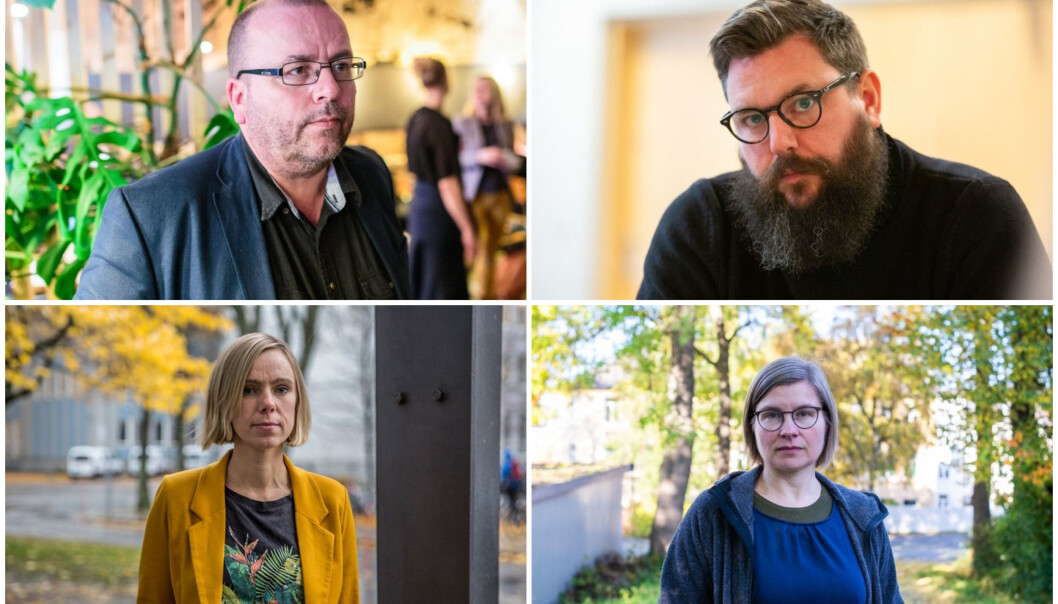 Fire kandidater blant en rekke spennende navn. Fra venstre øverst: Arve Hjelseth, Michael F. Duch, Brita Fladvad Nielsen og Nina Lager Vestberg. Fire kandidater blant en rekke spennende navn. Fra venstre øverst: Arve Hjelseth, Michael F. Duch, Brita Fladvad Nielsen og Nina Lager Vestberg.