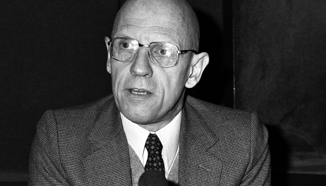 Portrett av Michel Foucault desember 1981 i Paris. Portrett av Michel Foucault desember 1981 i Paris.