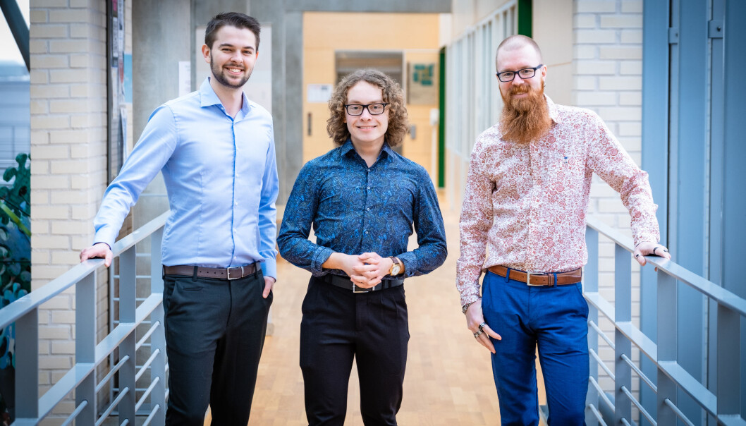 Studenter ved NTNU i Ålesund: Hjárni består av er Maximilian Gunnarsson, Petter Brathaug Olsen og Einar I. Torvik Totland. Studenter ved NTNU i Ålesund: Hjárni består av er Maximilian Gunnarsson, Petter Brathaug Olsen og Einar I. Torvik Totland.