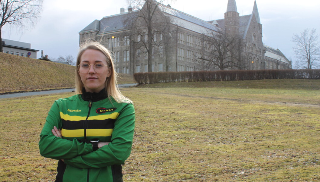 Leder Monja Lien Jakobsen og tre andre medlemmer av NTNUI sitter alle med en klump i halsen etter funnene i den nye SHoT-undersøkelsen Leder Monja Lien Jakobsen og tre andre medlemmer av NTNUI sitter alle med en klump i halsen etter funnene i den nye SHoT-undersøkelsen