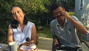 Varshita Venkatesh sammen med ektemannen Venkatesh Govindarajan. Både mannen og kollegaer var full av lovord da Universitetsavisa skrev sak om Varshita tidligere i år. Varshita Venkatesh sammen med ektemannen Venkatesh Govindarajan. Både mannen og kollegaer var full av lovord da Universitetsavisa skrev sak om Varshita tidligere i år.