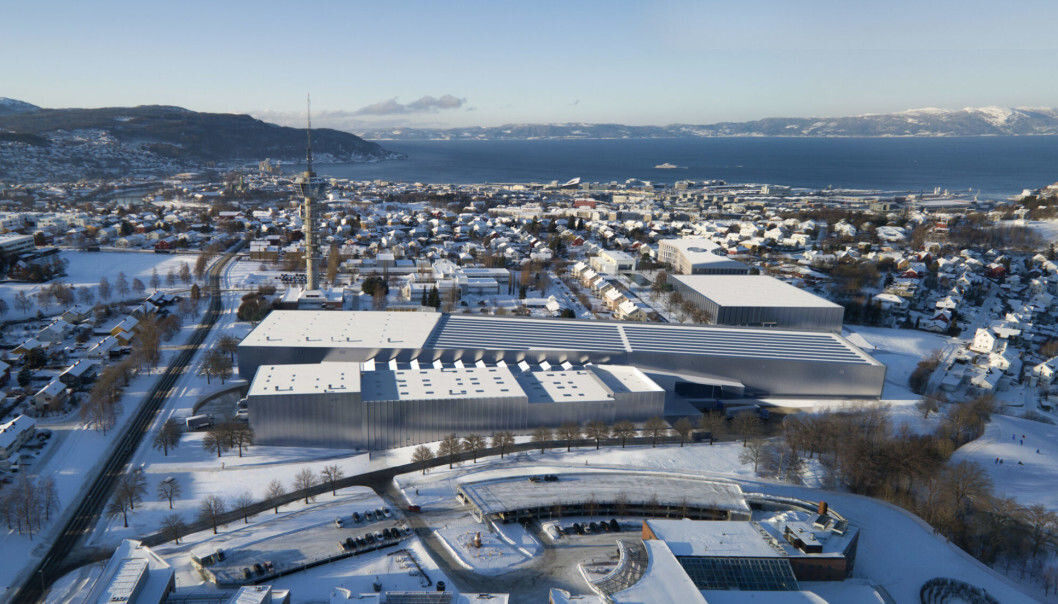 Slik ser NTNU for seg at et nytt Ocean Space Center vil se ut. Slik ser NTNU for seg at et nytt Ocean Space Center vil se ut.