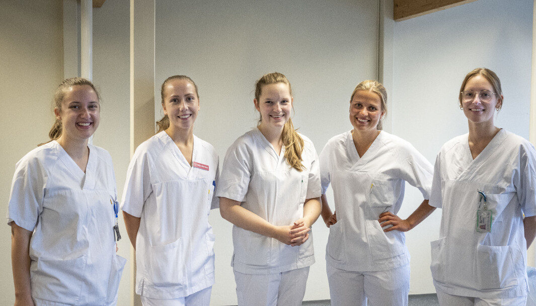 Klar for en dugnadsinnsats: Hedda Savosnick, Silje Martine Svenes, Rannveig Vangen Bakklund, Kristin Østberg Moan og Mia Leirtrø Garli. Klar for en dugnadsinnsats: Hedda Savosnick, Silje Martine Svenes, Rannveig Vangen Bakklund, Kristin Østberg Moan og Mia Leirtrø Garli.