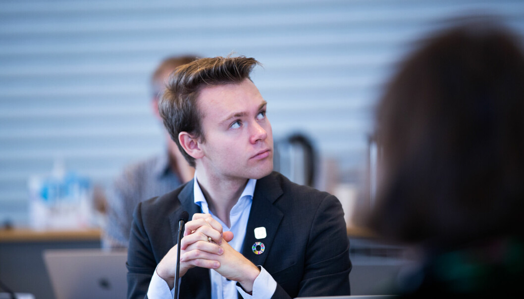 Jørgen Valseth leder studentenes valgstyre. Han skulle ønske det var flere kandidater, selv om han er fornøyd med at de får fylt plassene.
