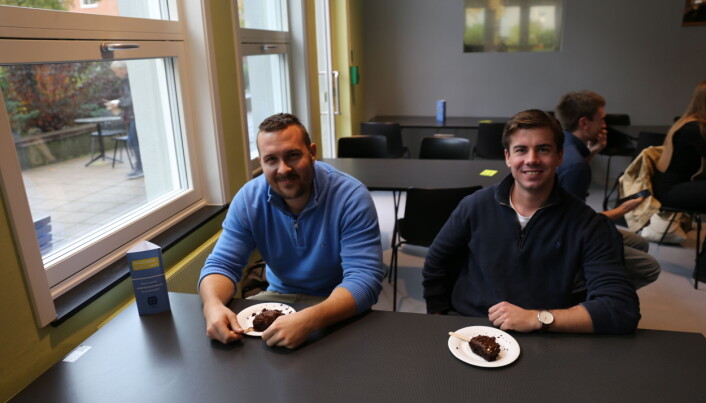 Eivind Kvalvik og Ole Kristian Skogly synes NTNU har håndtert koronapandemien godt. Eivind Kvalvik og Ole Kristian Skogly synes NTNU har håndtert koronapandemien godt.