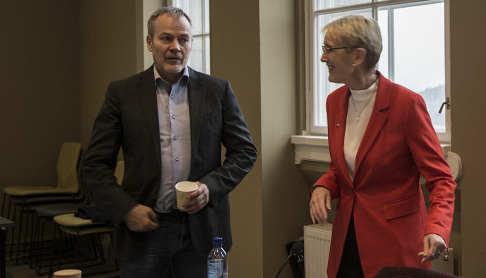 Rektor Anne Borg og Bjørn Skallerud er blant styremedlemmene som skal delta i møtet torsdag.