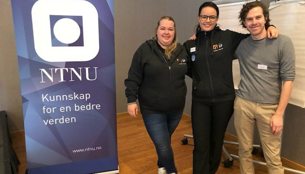 Studentparlamentet var sentrale bidragsytere på seminaret: Anna Stepan Jarstad, Kristina Eraker Ødegård og Håkon Heintz. Studentparlamentet var sentrale bidragsytere på seminaret: Anna Stepan Jarstad, Kristina Eraker Ødegård og Håkon Heintz.