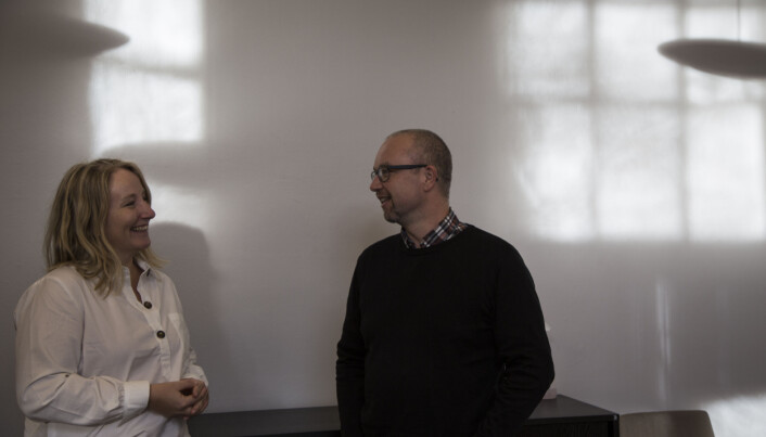 Janet Rautio Øverland og Kristian Lian hadde mye å snakke om. Janet Rautio Øverland og Kristian Lian hadde mye å snakke om.