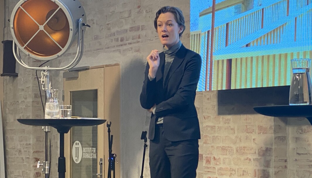 Arbeiderpartiets Anette Trettebergstuen fortalte under høstmøtet til Norsk redaktørforening torsdag at de vil gi Senter for undersøkende journalistikk ved. UiB to millioner ekstra i bevilgning. Arbeiderpartiets Anette Trettebergstuen fortalte under høstmøtet til Norsk redaktørforening torsdag at de vil gi Senter for undersøkende journalistikk ved. UiB to millioner ekstra i bevilgning.
