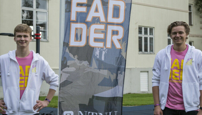 Nestleder Hermann Hansen og leder Børge Eriksen i Fadderstyret.