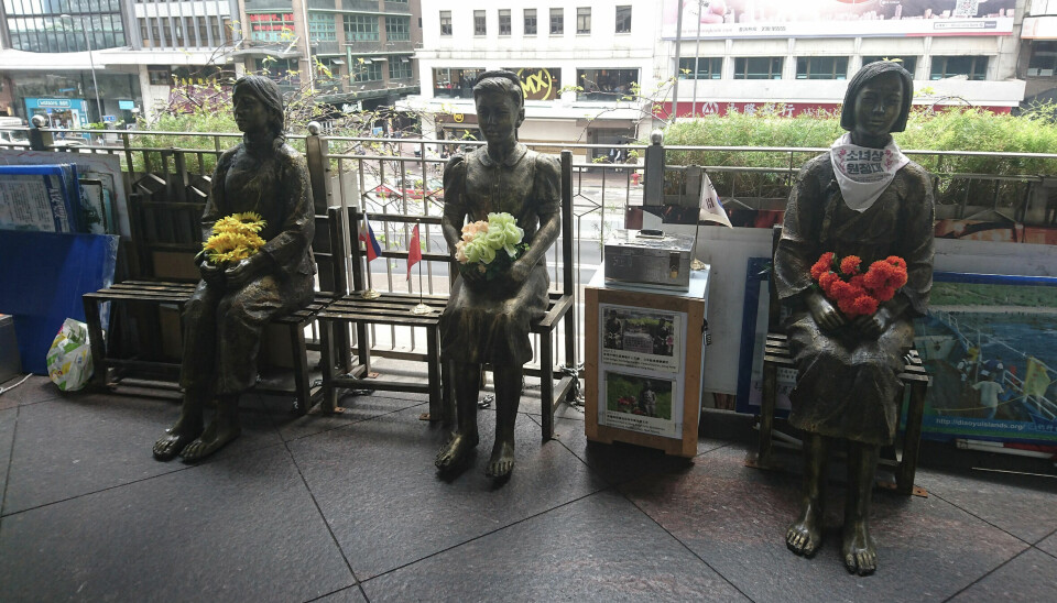 Monument til minne om en stats overgrep mot enkeltmennesker: «Comfort Women,» Hongkong.