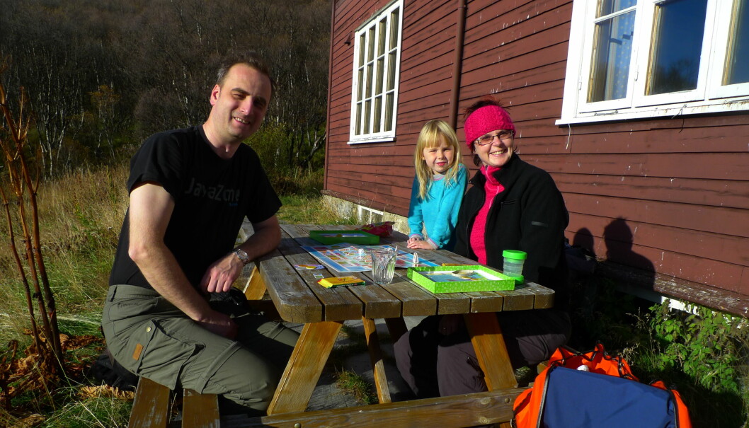 Bildet er fra Annette Lykknes sin første tur til Kongsvoll høsten 2015. Her sammen med Trond Hegdahl og Angelika Lykknes-Hegdahl.