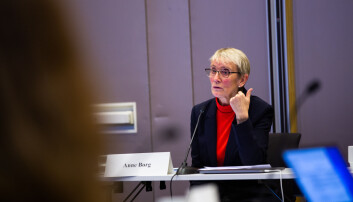 Rektor Anne Borg på NTNUs styremøte tirsdag 25. januar.