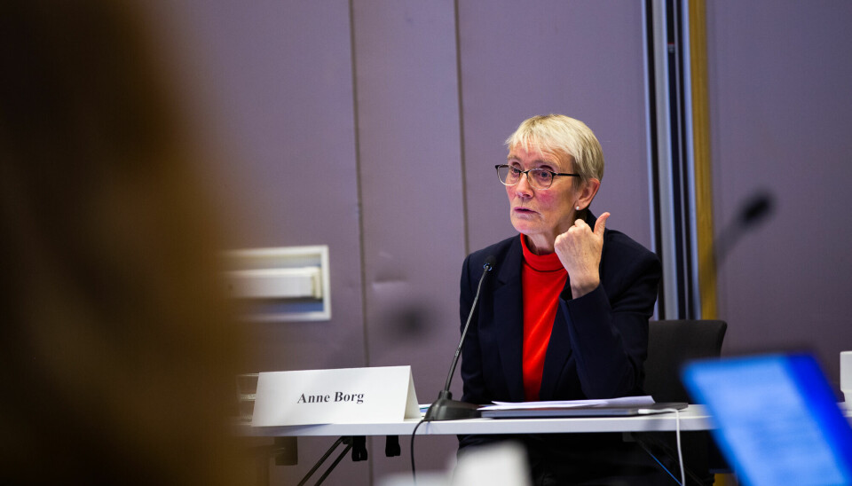 Rektor Anne Borg på NTNUs styremøte tirsdag 25. januar.