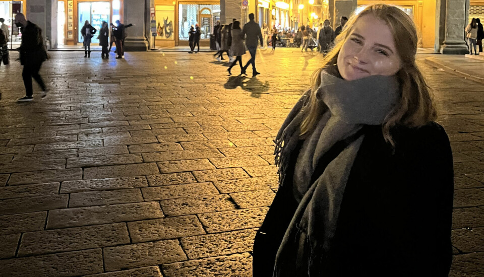 Marthe Bøe Ludvigsen er til vanlig student ved NTNU, men har et opphold som utvekslingsstudent i Bologna.