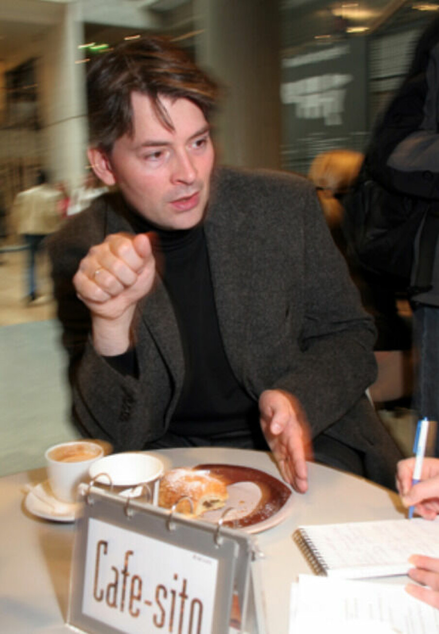 Bjørn Haugstad på NTNU i 2005, intervjuet etter sin første periode som statssekretær.