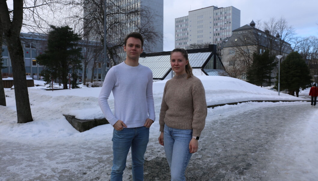 Studentrepresentant på NTNU-styret, Jørgen Valseth og leder for Studenttinget NTNU, Astrid Hilling sier både Studenttinget og NSO er bekymret for studentenes rett til fri rettshjelp. Studentrepresentant på NTNU-styret, Jørgen Valseth og leder for Studenttinget NTNU, Astrid Hilling sier både Studenttinget og NSO er bekymret for studentenes rett til fri rettshjelp.