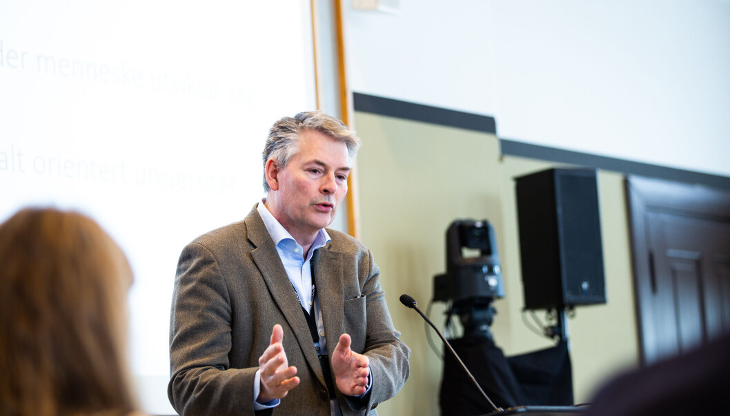 Bjørn Haugstad sier rekruttering og bemanning blir en utfordring for NTNU. Bildet er fra et tidligere styremøte ettersom Haugstad for øyeblikket er i Oslo og deltok på møtet digitalt. Bjørn Haugstad sier rekruttering og bemanning blir en utfordring for NTNU. Bildet er fra et tidligere styremøte ettersom Haugstad for øyeblikket er i Oslo og deltok på møtet digitalt.