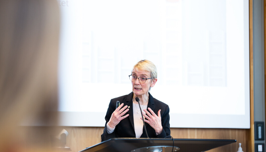 Rektor Anne Borg ved NTNU mener det er viktig at det ikke blir mer krav til byråkrati og dokumentasjon når utviklingsavtalene får en større rolle, Rektor Anne Borg ved NTNU mener det er viktig at det ikke blir mer krav til byråkrati og dokumentasjon når utviklingsavtalene får en større rolle,