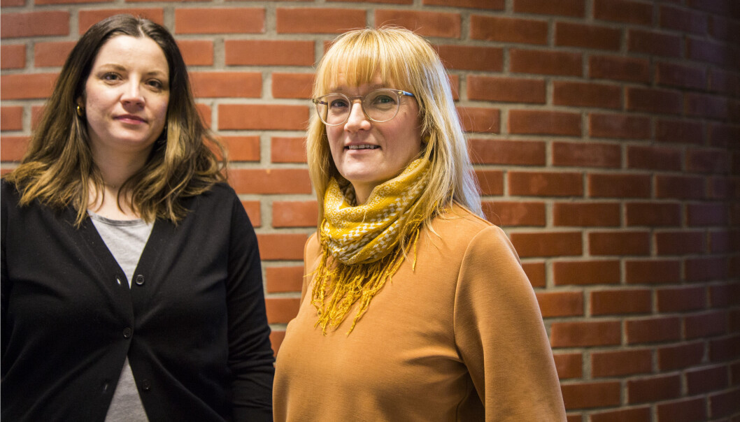 Stine Krogh Hagen (til venstre) og Gro Nygård sier tallene de har sett på, ikke indikerer en stabil fallende nedgang i interessen for å studere fremmedspråk Stine Krogh Hagen (til venstre) og Gro Nygård sier tallene de har sett på, ikke indikerer en stabil fallende nedgang i interessen for å studere fremmedspråk